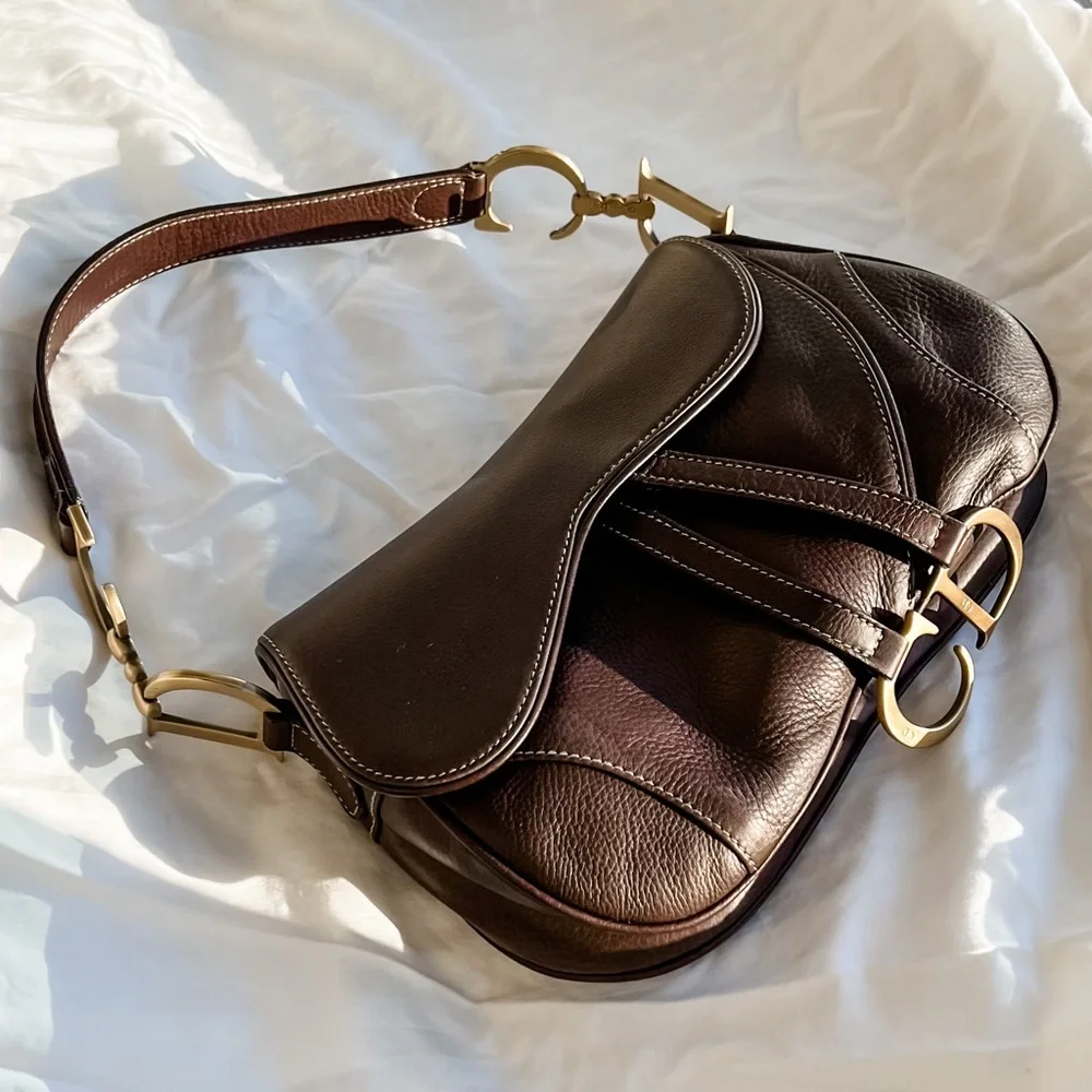Y2K Vintage Dior Double Saddle Bag in excellent condition! - Picture 7 of 17